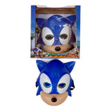 Mascara Infantil Sonic Con Luces Para Niños En Caja
