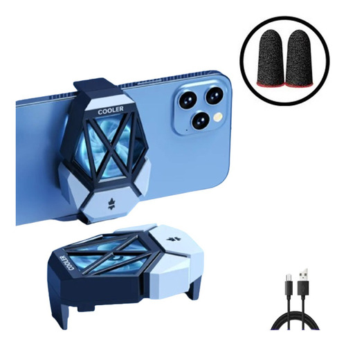 Cooler Para Celular Gamer + Luvinha De Dedo