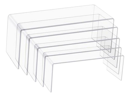 Z Soportes De Exhibición Acrílicos, Estante Grande De 4 Mm X