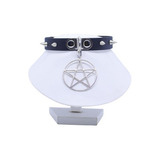 Choker Pentagrama Puas Bdsm Cuero Sintetico Estrella