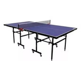 Mesa De Ping Pong Plegable C/ruedas Exterior + Accesorios