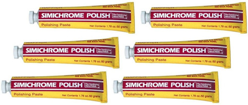 Paquete De 5 Tubos De Pasta Simichrome Polish. 