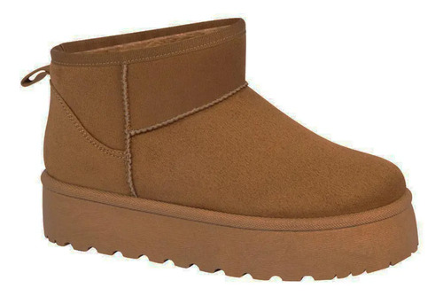 Bota Invernal Ugg Pink By Price Shoes Camel Mujer 2713 | Envío gratis