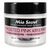 Polimero Frosted Pink Uñas Acrilicas Mia Secret 30g