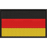 Bordado Bandeira Alemanha Airsoft Militar Motoboy Moto Ban52