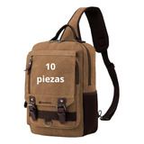 10 Mochilas Cruzada Pechera Impermeable Vintage Ajustable 