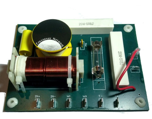 Divisor Frequencia Crossover 2 Vias 250w 1.5khz 12db 18db