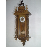 Antiguo Reloj De Pared A Pendulo  Gustav Becker   Año 1877