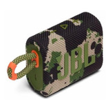 Parlante Jbl Go 3 Portátil Con Bluetooth Camuflado New Model