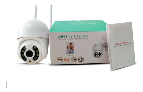 Kit 2câmeras Ip Wi-fi A08-resistente Sol/chuva-detecta Movi