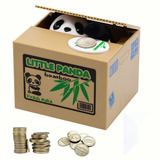 Alcancia Electronica Roba Monedas Juguete Caja Dinero Panda