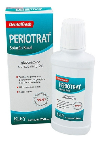 Solução Antisséptico Bucal Periotrat Menta 250ml = Periogard