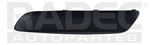 Moldura Fascia Delantera Vw Bora 2005 - 2010 Negra Izq