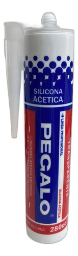 Sellador De Silicona Acetica Pegalo Blanco 280cc