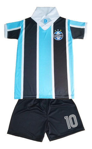 Camiseta + Short Gremio 1970- Niños.