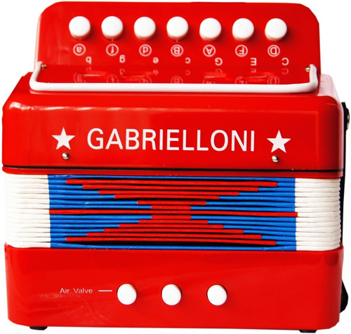 Acordeon Profesional Para Niños De 9 Botones Graves Agudos