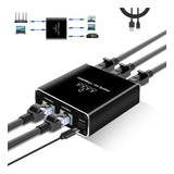 Newcare Conmutador Gigabit Ethernet De 5 Puertos Con Cable D