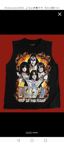 Camiseta Rock Grupo Kiss Conciento En Bogota Talla S