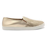 Tênis Feminino Anacapri Slip On Dourado - 0058