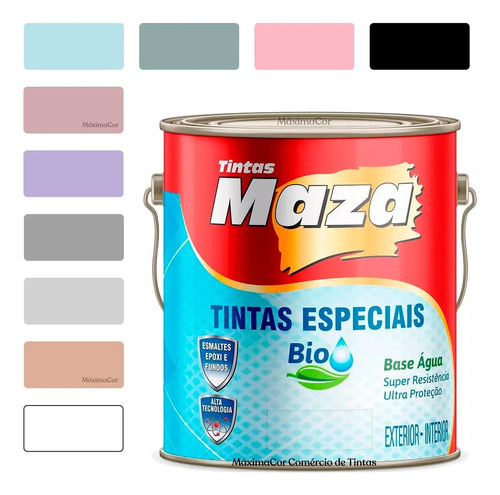 Tinta Epóxi Base Água, Azulejo, Cozinha, Banheiro Maza 3,2l