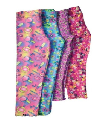 Leggins Niña Licrado Todas Las Tallas Set X3