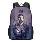 Estrella De Fútbol-messi-mochilas Escolares For Niños Y Niñ