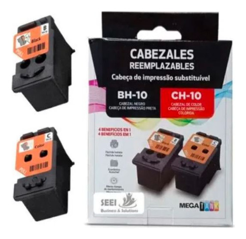 Pack Cabezales Canon Bh-10 Negro Ch-10 Color G3160 G2160