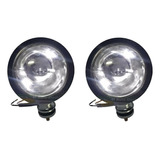 Par Faros Aux Avion Redondos Sellados 6puLG Negro Jackman