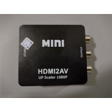 Mini Adaptador Conversor Hdmi Para Video Composto Rca Tv Tub