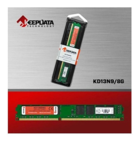 Memória Ram Keepdata 8gb Ddr3 Kd13n9/8g 1333mhz