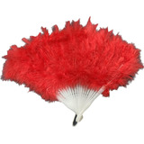 Abanico Con Plumas Fiesta Disfraz Carnaval Carioca Cotillon