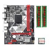 Placa Base De Escritorio B75-h +cpu I3-2130 +2x8g Ddr3 1600m