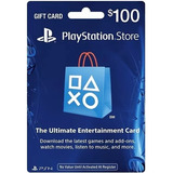 Tarjeta Psn Gift Card 100 Usd Cuenta Usa Entrega Inmediata