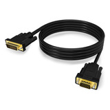 Cable Dvi A Vga, Dvi D 24+1 Activo A Vga Macho A Macho Con