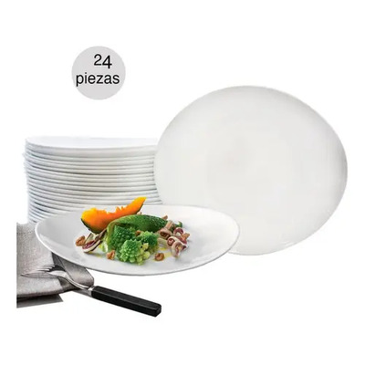 24 Platos Ensalada Bormioli Banquete Restaurante Mayoreo | Meses sin interés