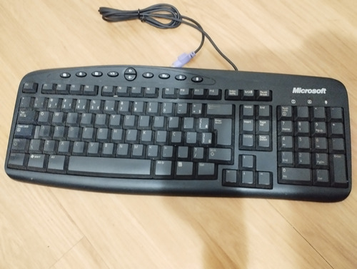 Teclado Microsoft Wired Keyboard Rt2300 Ps/2 (retro Pc)