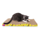 Rascador Gato Carton Corrugado En Forma De Olas+ Catnip