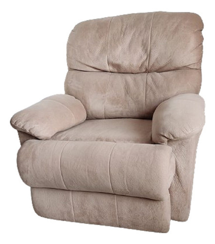 Sofá Reclinable, Mecedor Color Beige 1 Puesto