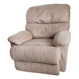 Sofá Reclinable, Mecedor Color Beige 1 Puesto