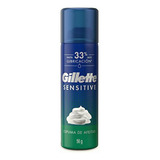 Gillette Sensitive Espuma De Afeitar 56 G / 57 Ml