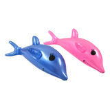 Treasure Gurus Juego De 2 Delfines Inflables De Color Rosa Y