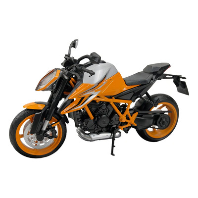 Moto Coleccionable Escala 1:12 Hoosufu KTM 1290 Naranja Metal Detallada | Meses sin interés