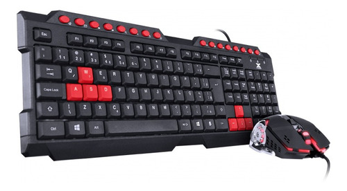 Combo Teclado E Mouse Gamer Vx Gaming Grifo - Vgc-01