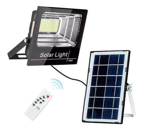 Lampara Solar 30w Interruptor Día/noche Automático 100 Leds