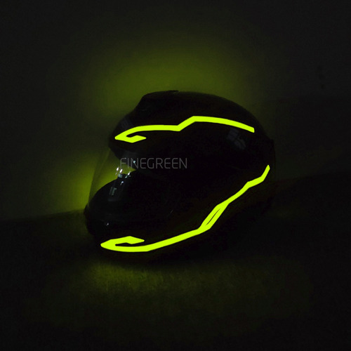 Tira Luz Led Para Casco Motocicleta Bicicleta Luz Led Casco