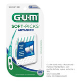 Cepillo Interdental Gum Soft-picks Advanced Cónico 36 U
