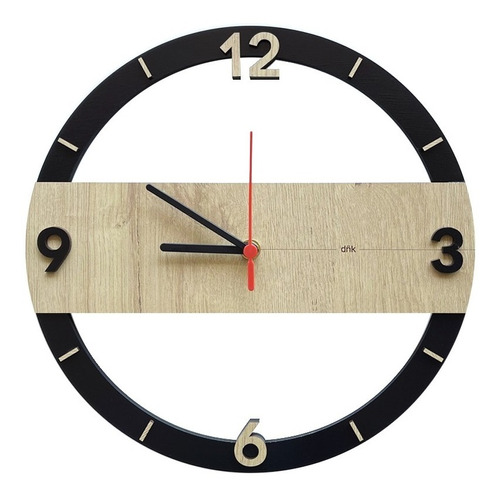 Reloj De Pared Diseño Círculo - Decoración Moderna Hogar