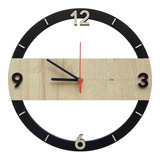 Reloj De Pared Diseño Círculo - Decoración Moderna Hogar