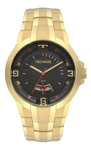 Relógio Masculino Technos Skymaster Dourado Loja De Fábrica
