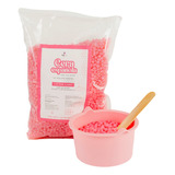 Cera Española Baykini Cotton Candy En Perlas 1 Kilo + Pot